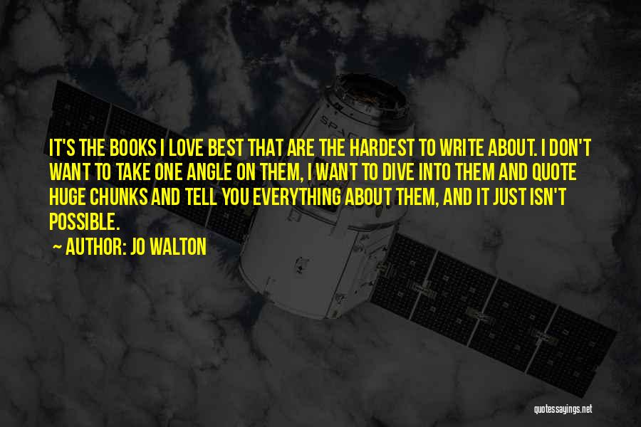 Books Best Love Quotes By Jo Walton