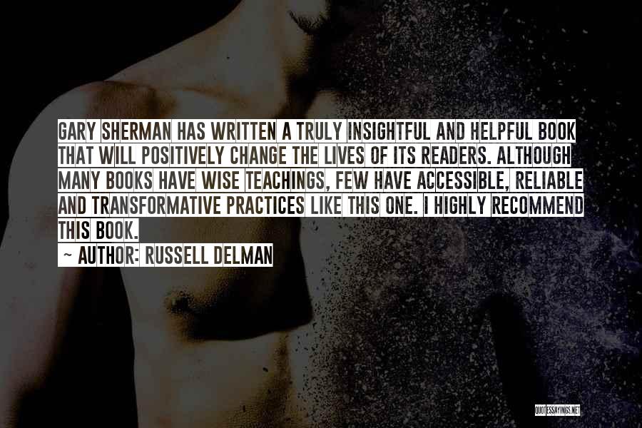 Books Change Lives Quotes By Russell Delman