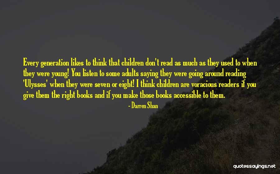 Books For Young Adults Quotes By Darren Shan Books For Young Adults Quotes By Darren Shan