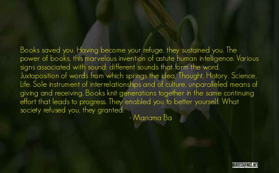 Books From Books Quotes By Mariama Ba