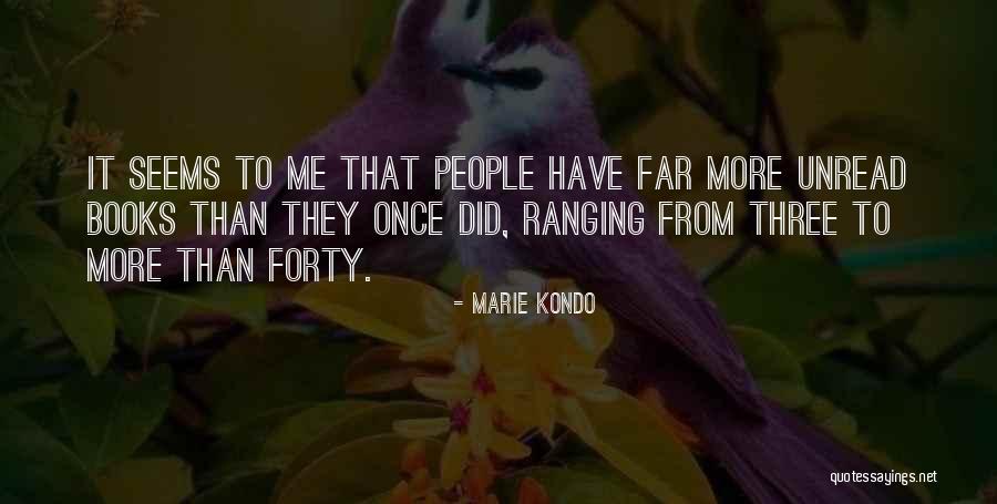 Books From Books Quotes By Marie Kondo