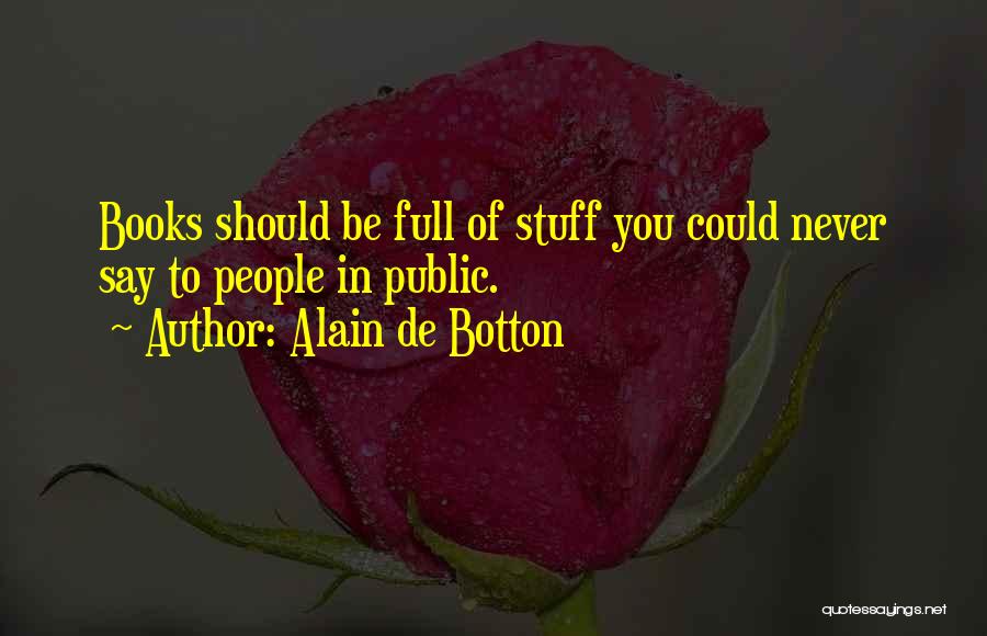 Books Full Of Quotes By Alain De Botton