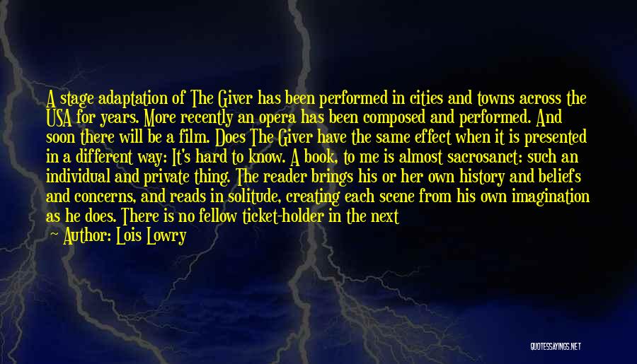 Books In The Giver Quotes By Lois Lowry