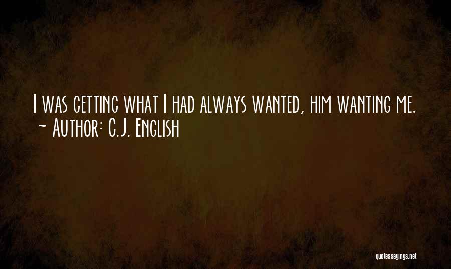 Books Lovers Quotes By C.J. English