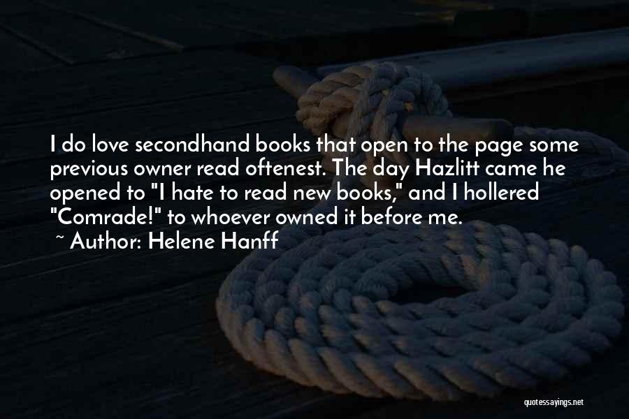 Books Lovers Quotes By Helene Hanff