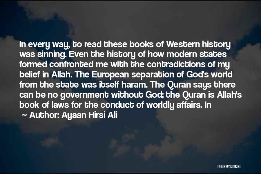 Books Of Allah Quran Quotes By Ayaan Hirsi Ali