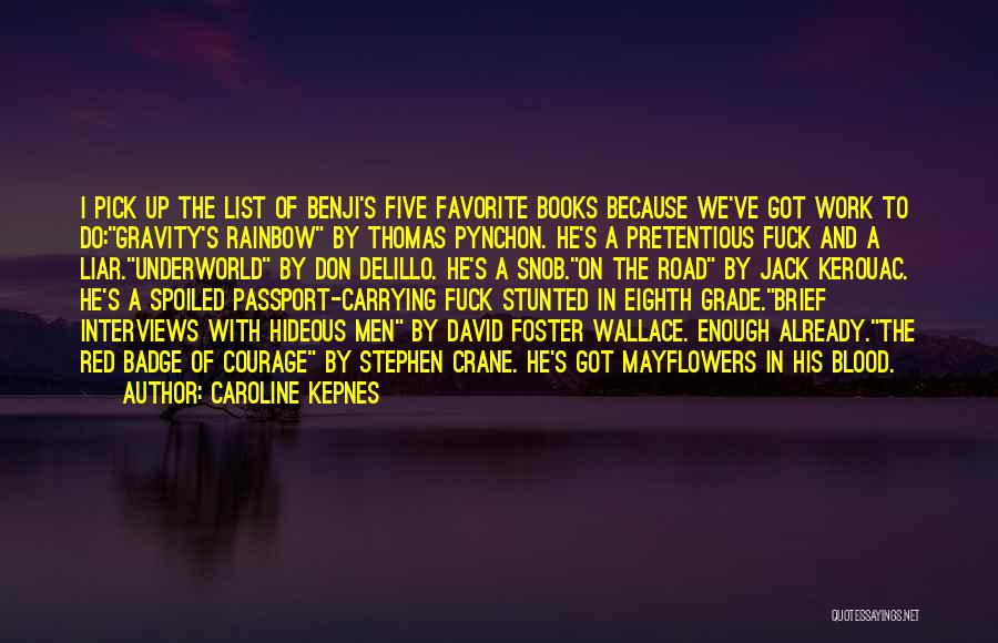 Books Of Blood Quotes By Caroline Kepnes