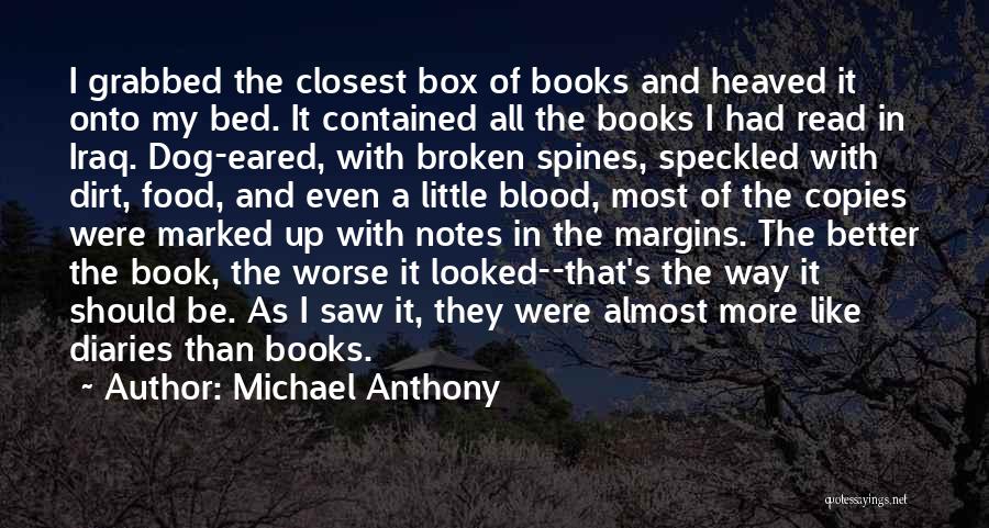 Books Of Blood Quotes By Michael Anthony