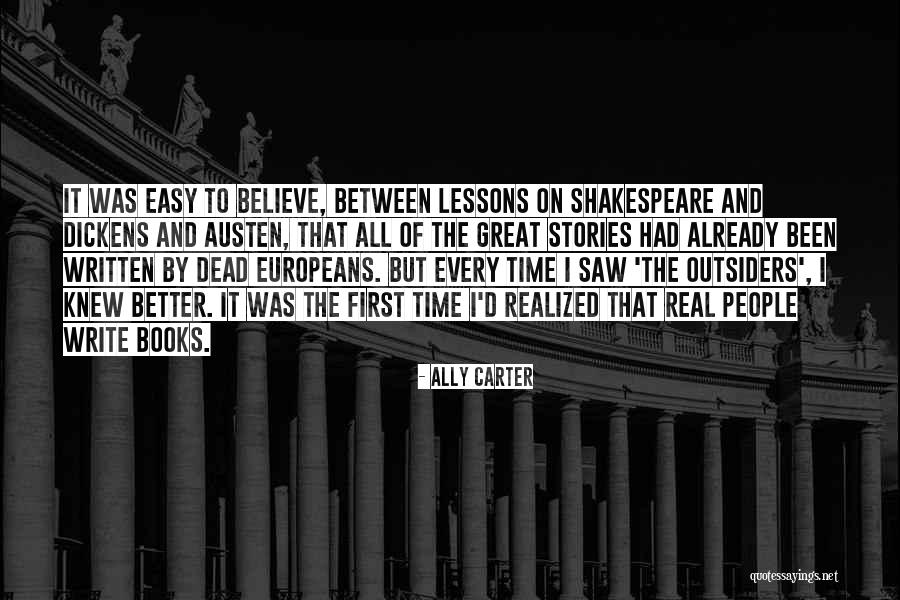 Books Of Shakespeare Quotes By Ally Carter Books Of Shakespeare Quotes By Ally Carter