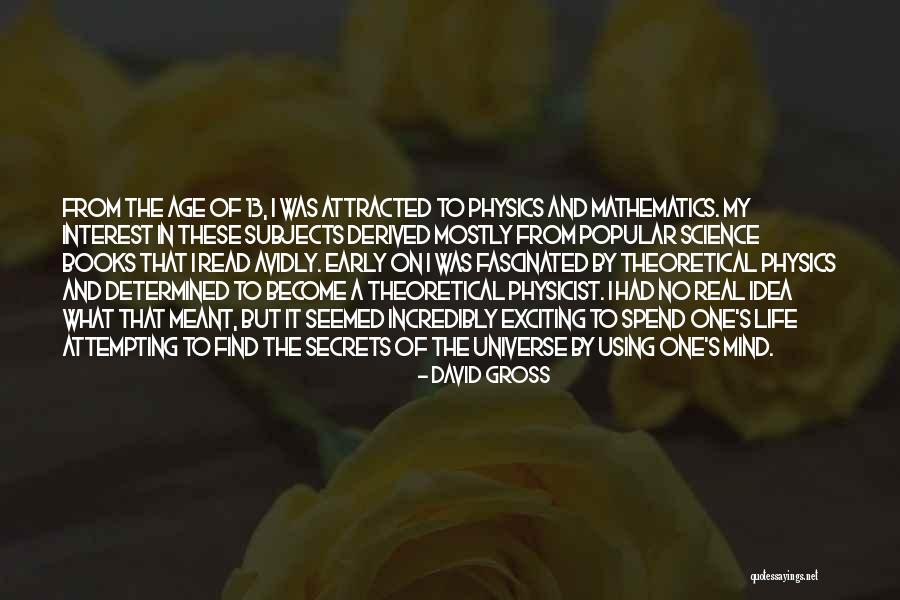 Books On Life Quotes By David Gross