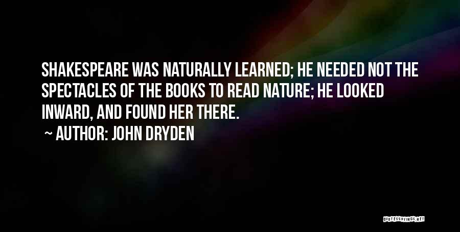 Books On Shakespeare Quotes By John Dryden