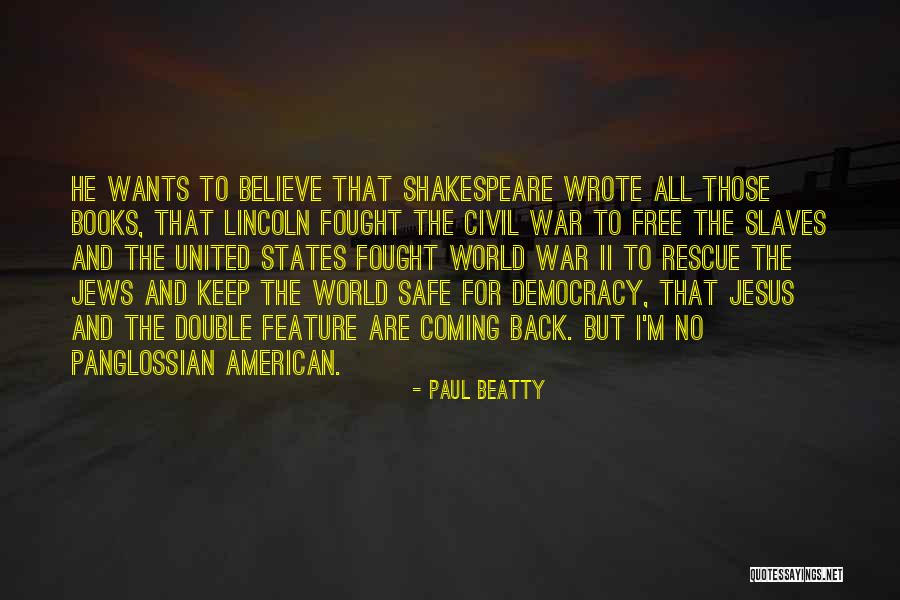 Books On Shakespeare Quotes By Paul Beatty Books On Shakespeare Quotes By Paul Beatty