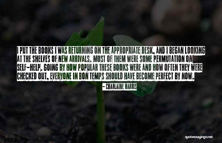 Books Self Help Quotes By Charlaine Harris Books Self Help Quotes By Charlaine Harris