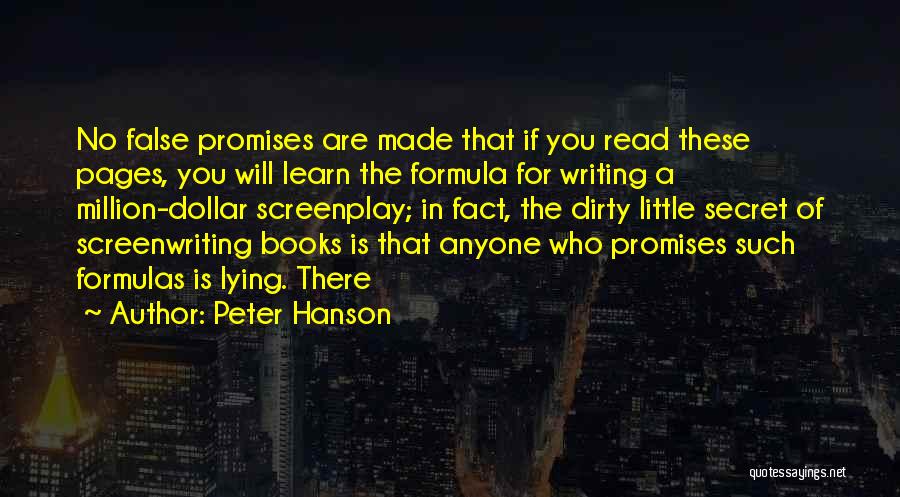 Books You Read Quotes By Peter Hanson