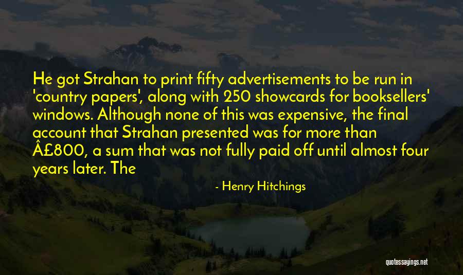 Booksellers Quotes By Henry Hitchings