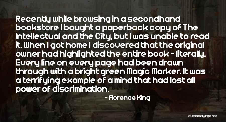Bookstore Read Quotes By Florence King Bookstore Read Quotes By Florence King