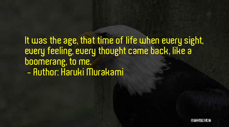 Boomerang Quotes By Haruki Murakami