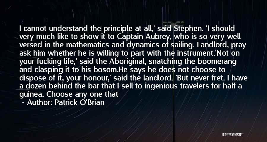 Boomerang Quotes By Patrick O'Brian