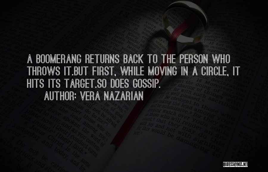 Boomerang Quotes By Vera Nazarian