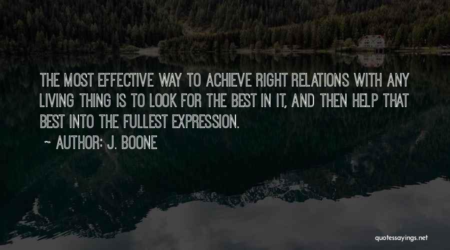 Boone Quotes By J. Boone