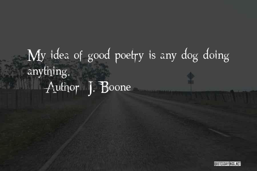 Boone Quotes By J. Boone