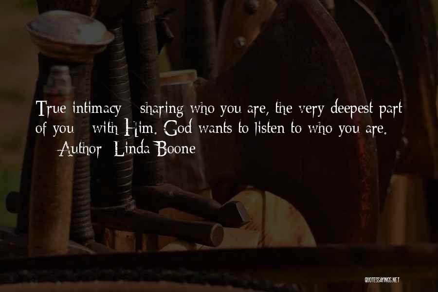 Boone Quotes By Linda Boone