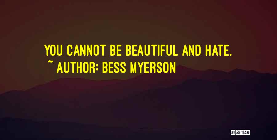 Boorstein Md Quotes By Bess Myerson