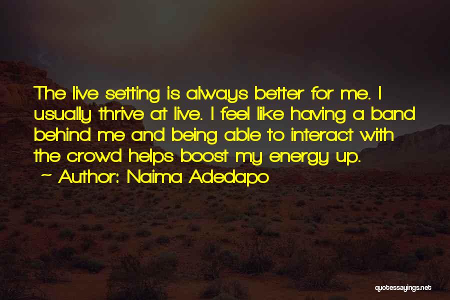 Boost Your Energy Quotes By Naima Adedapo
