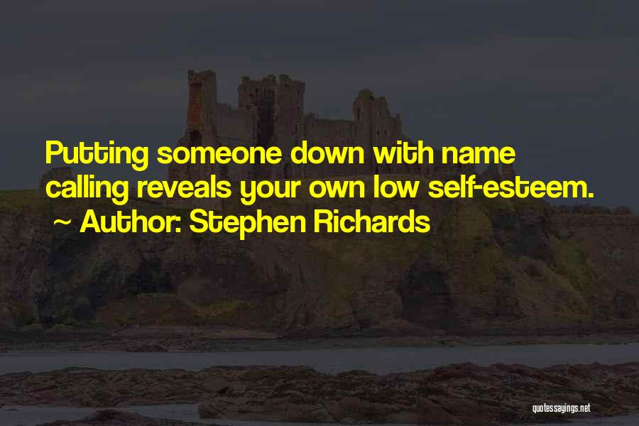 Boost Your Self Esteem Quotes By Stephen Richards