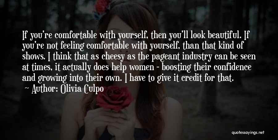 Boosting Confidence Quotes By Olivia Culpo