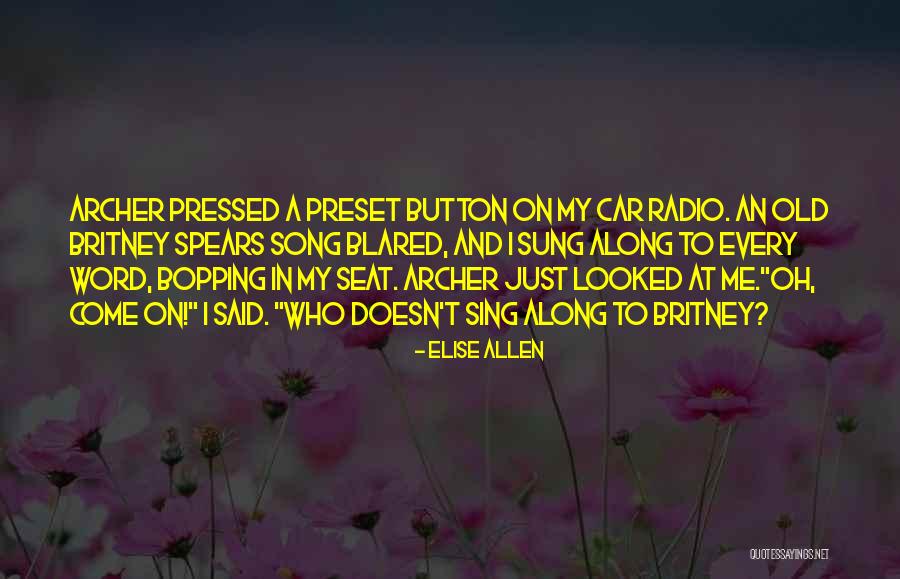 Bopping Quotes By Elise Allen Bopping Quotes By Elise Allen