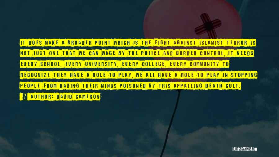 Border Control Quotes By David Cameron