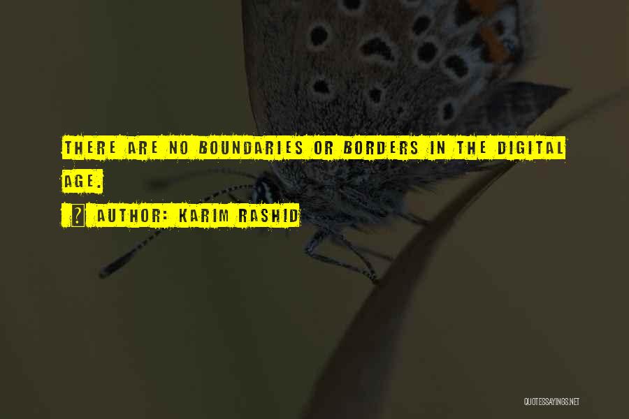 Borders Quotes By Karim Rashid