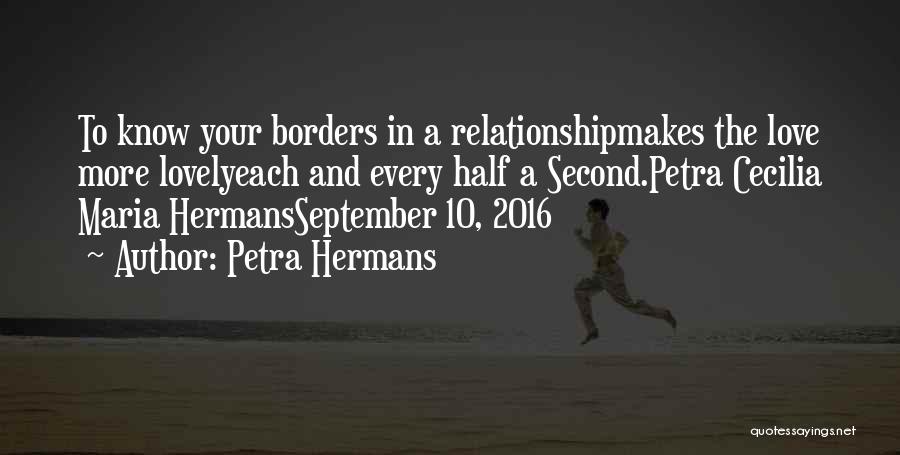 Borders Quotes By Petra Hermans