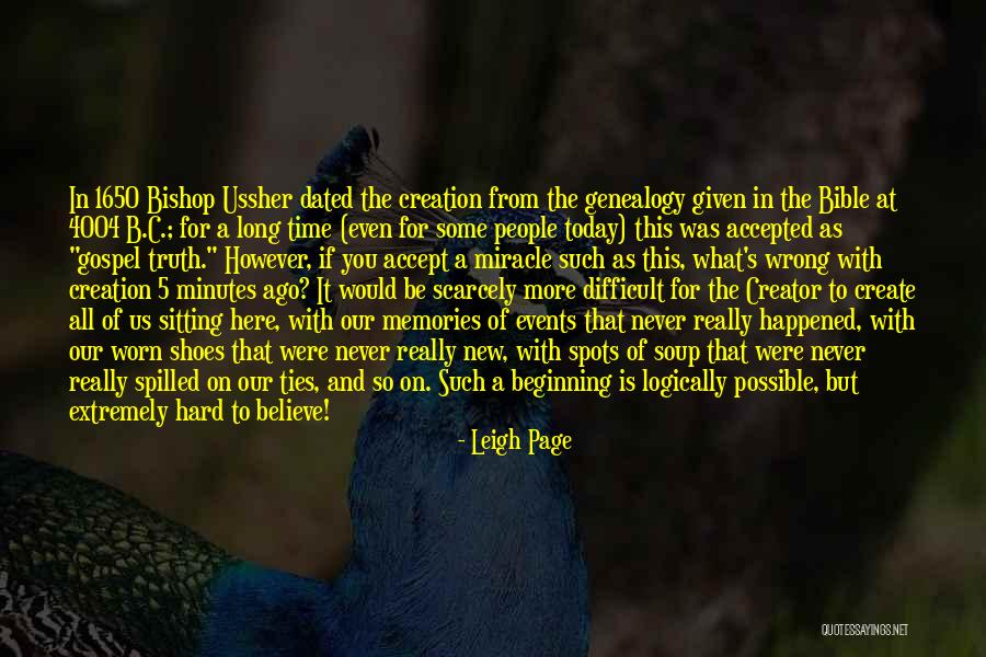 Borean Leather Quotes By Leigh Page