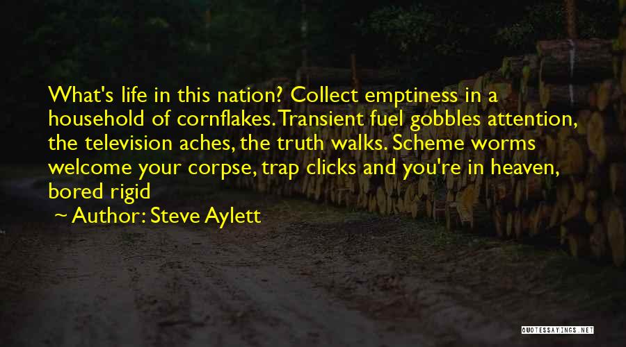 Bored Life Quotes By Steve Aylett