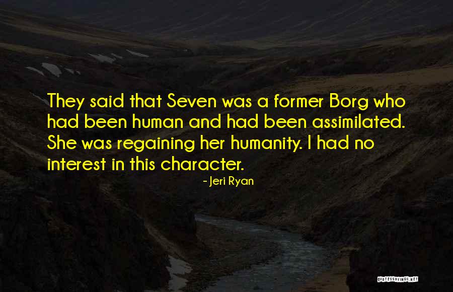 Borg Assimilated Quotes By Jeri Ryan Borg Assimilated Quotes By Jeri Ryan