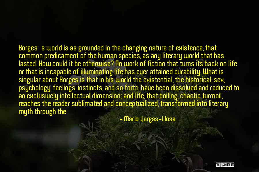 Borges Fiction Quotes By Mario Vargas-Llosa Borges Fiction Quotes By Mario Vargas-Llosa