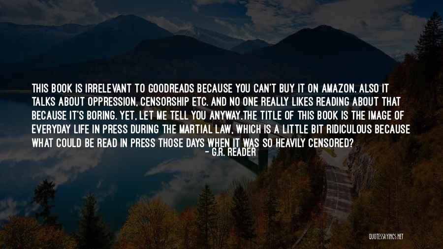 Boring Bit Quotes By G.R. Reader Boring Bit Quotes By G.R. Reader