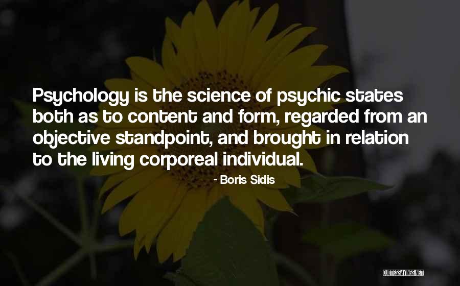 Boris Sidis Quotes 1005481