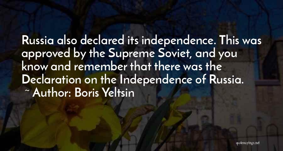 Boris Yeltsin Quotes 225294