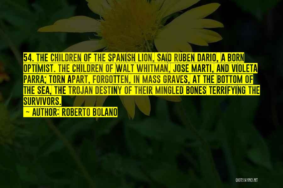 Born A Lion Quotes By Roberto Bolano