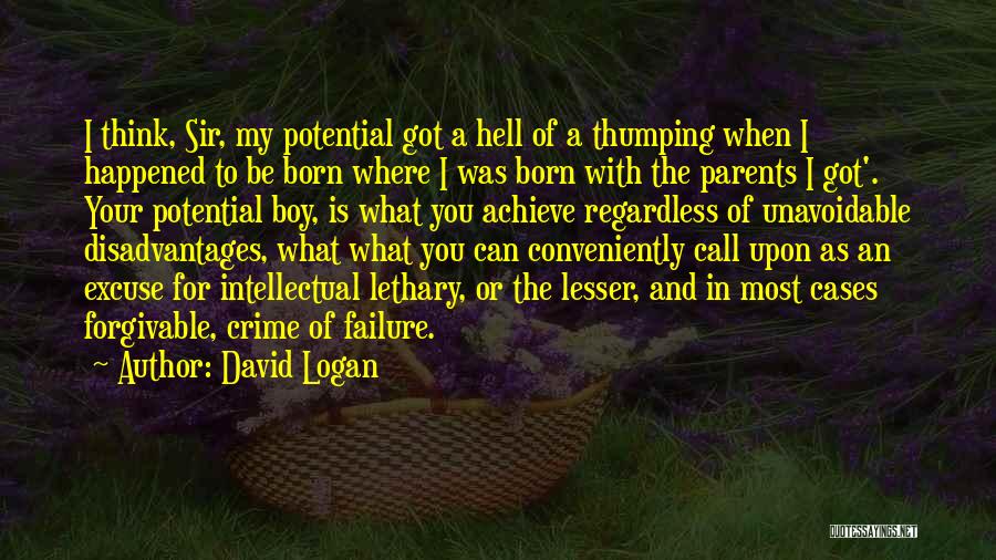 Born To Achieve Quotes By David Logan