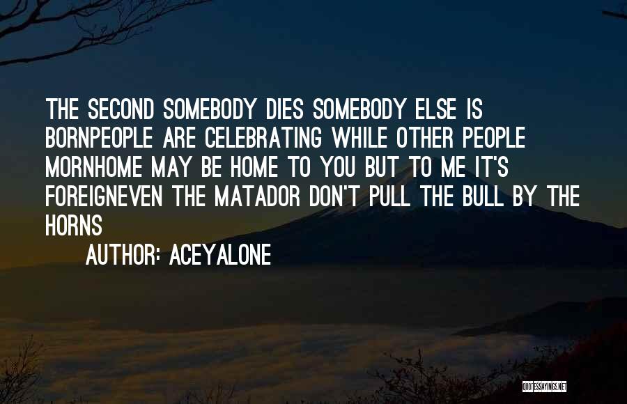 Born To Be Somebody Quotes By Aceyalone