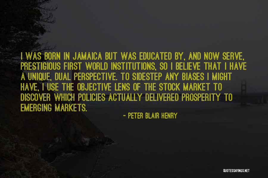 Born To Serve Quotes By Peter Blair Henry