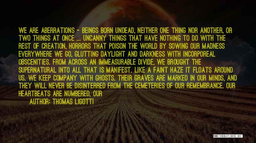 Born With Nothing Quotes By Thomas Ligotti