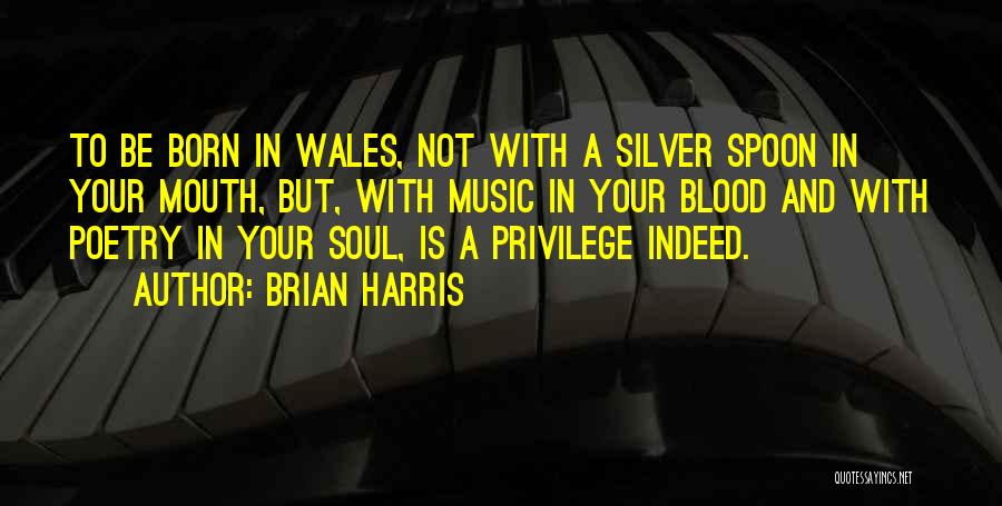 Born With Silver Spoon Quotes By Brian Harris