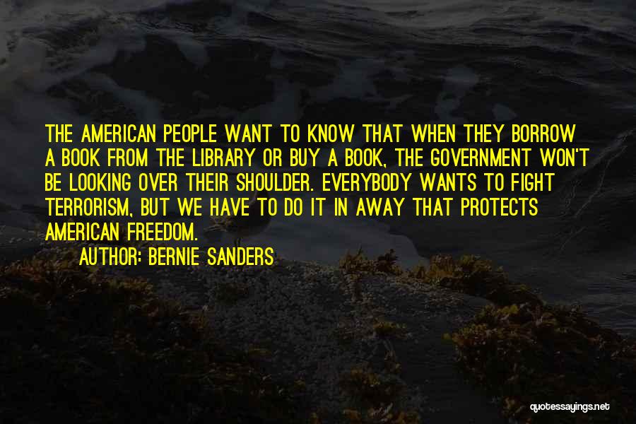 Borrow Book Quotes By Bernie Sanders