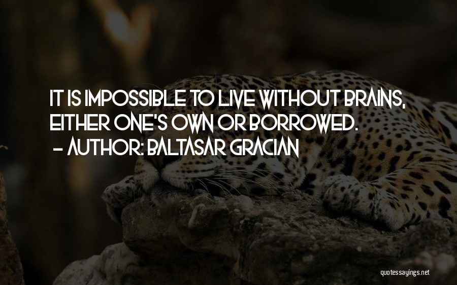 Borrowed Life Quotes By Baltasar Gracian