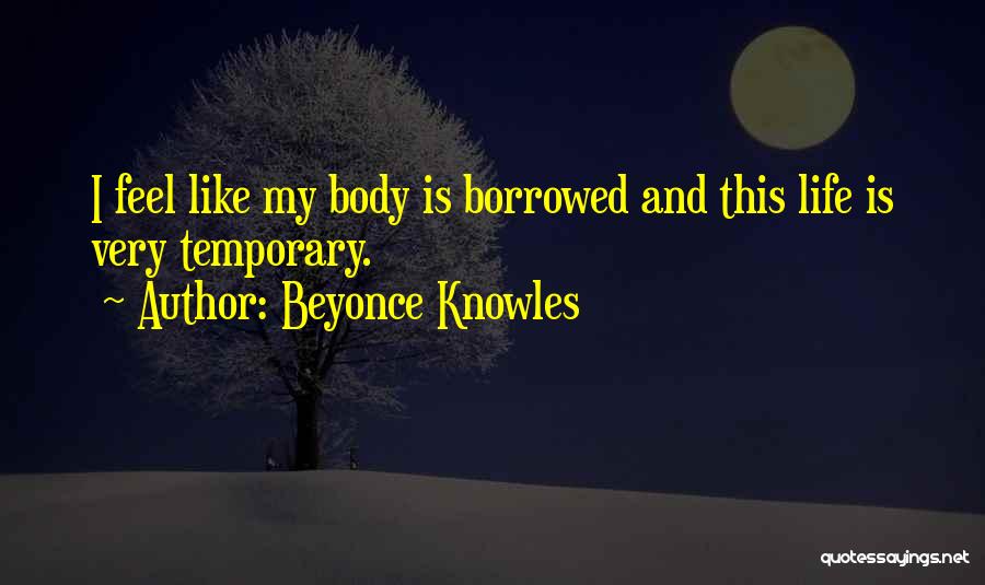 Borrowed Life Quotes By Beyonce Knowles